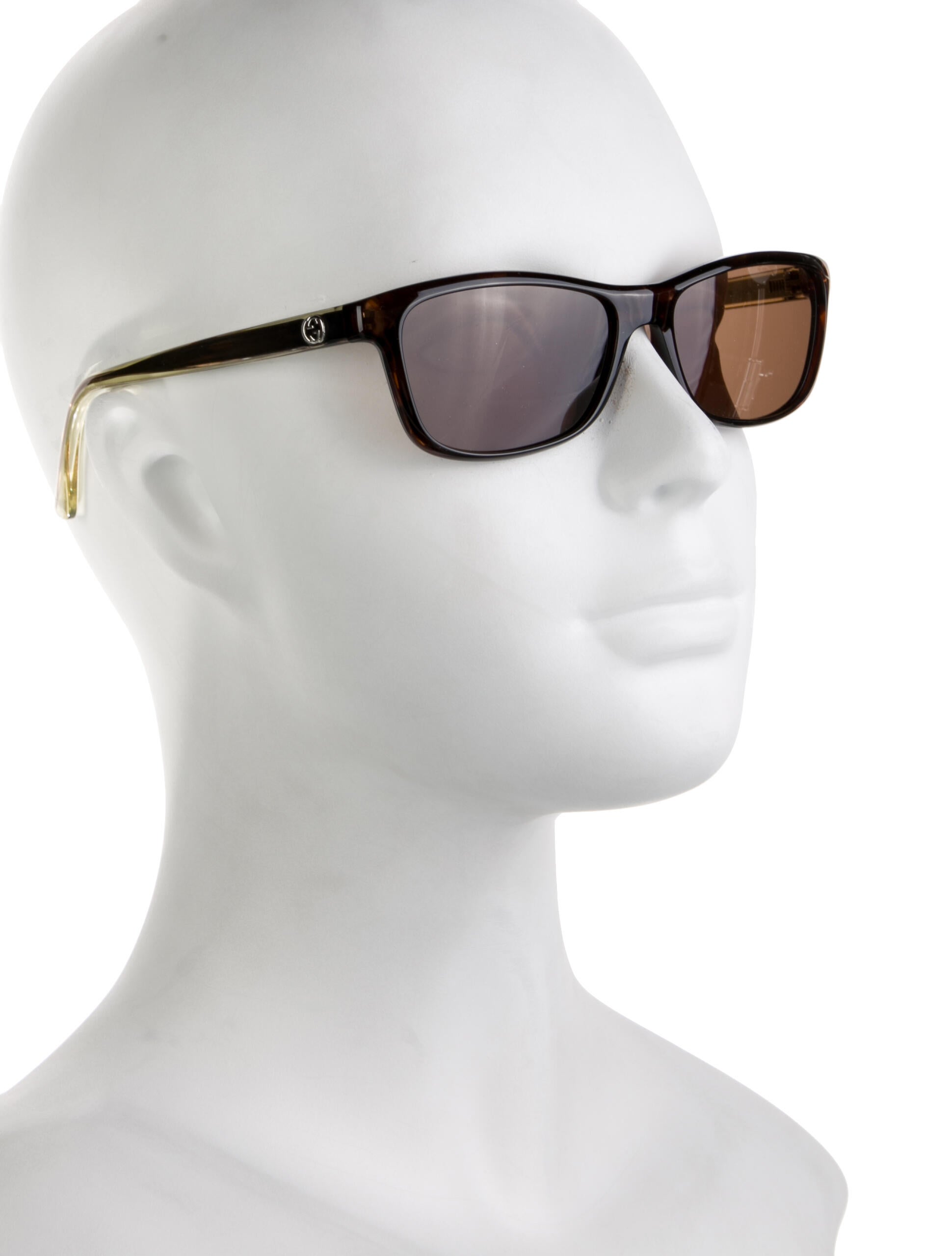 Gucci Web Accent Wayfarer Sunglasses
